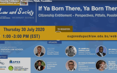 CAJS Collaborates with the Eugene Dupuch Law School to facilitate Webinar Series